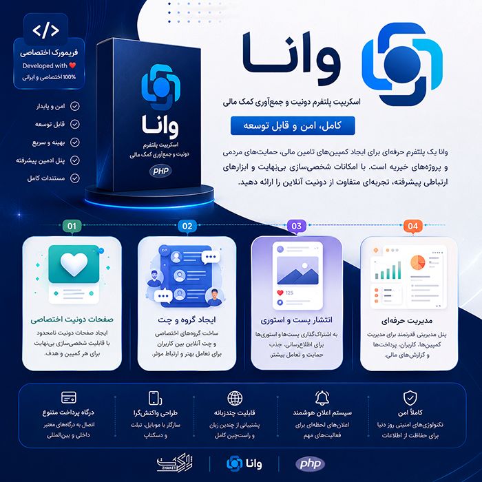 اسکریپت مدیریت مشتریان کاوشیار